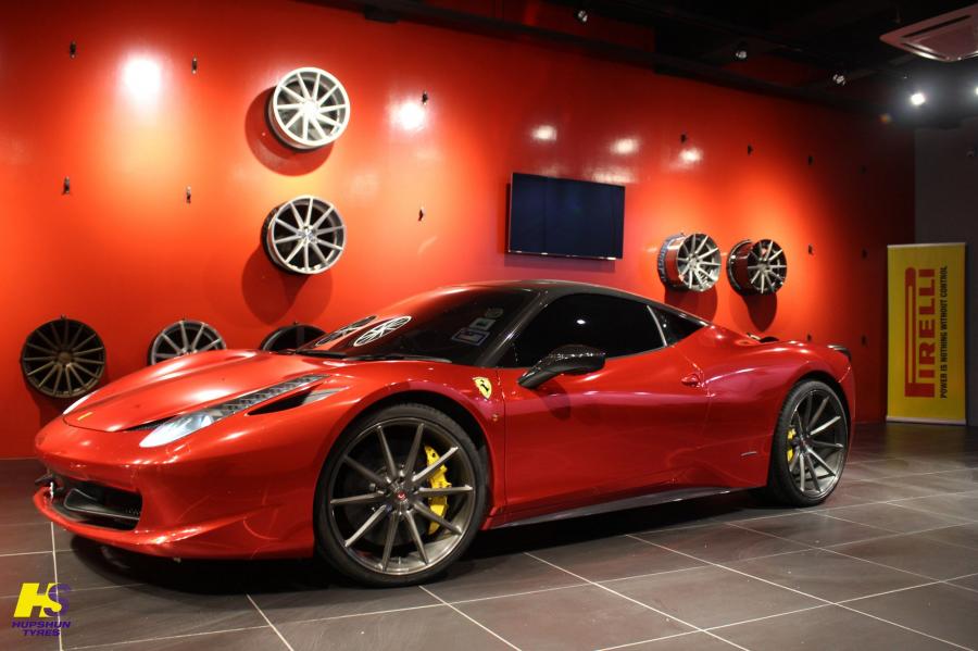  Ferrari 458 Speciale on Vossen Wheels (VPS-310) 2016 года  (фото 2 из 23)